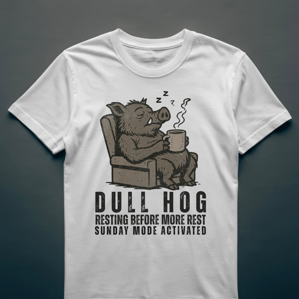 Full Dull Hog apparel collection – text and illustrated tees