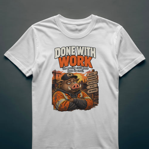 Done With Work - T-Shirt