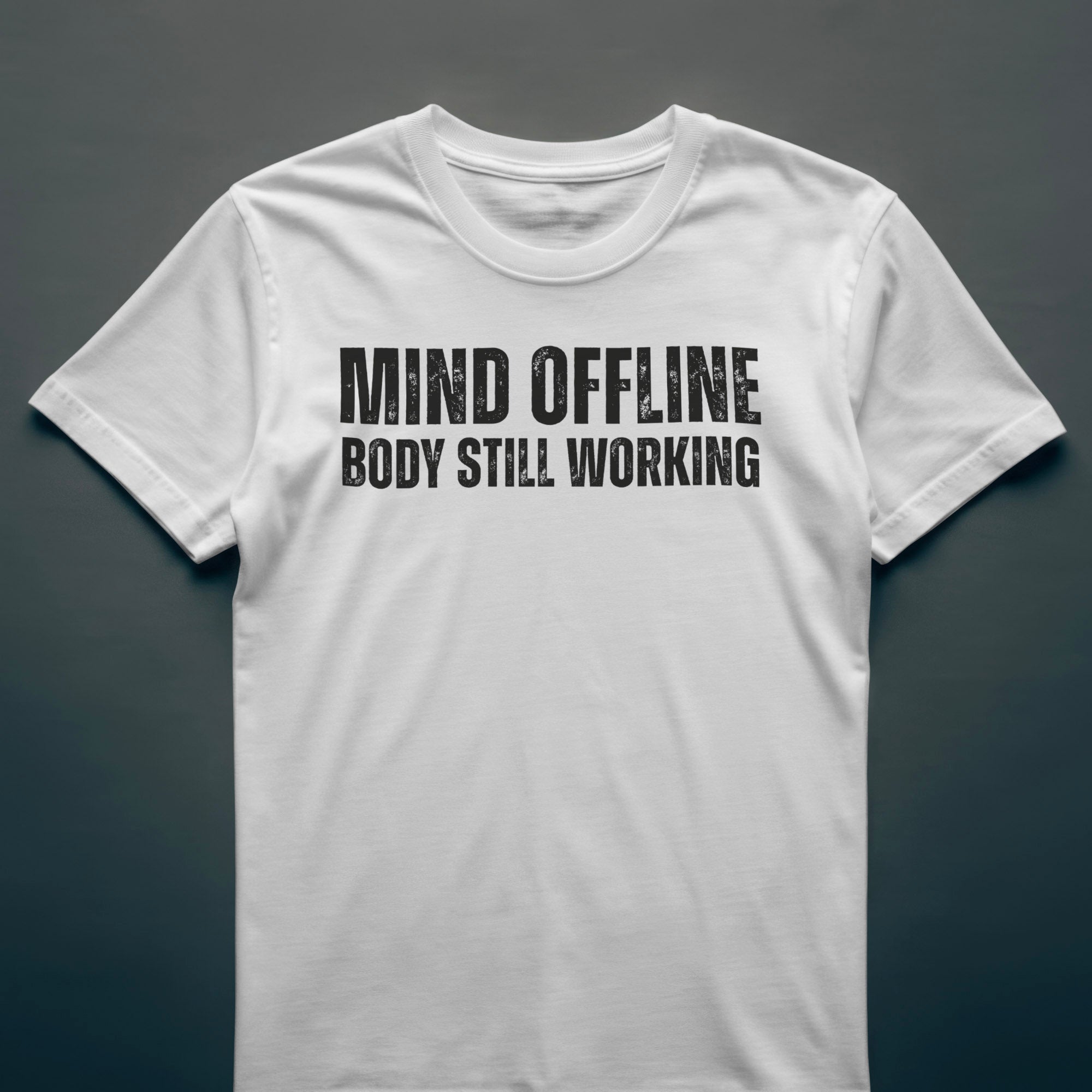 Dull Hog - MIND OFFLINE - BODY STILL WORKING - T-Shirt