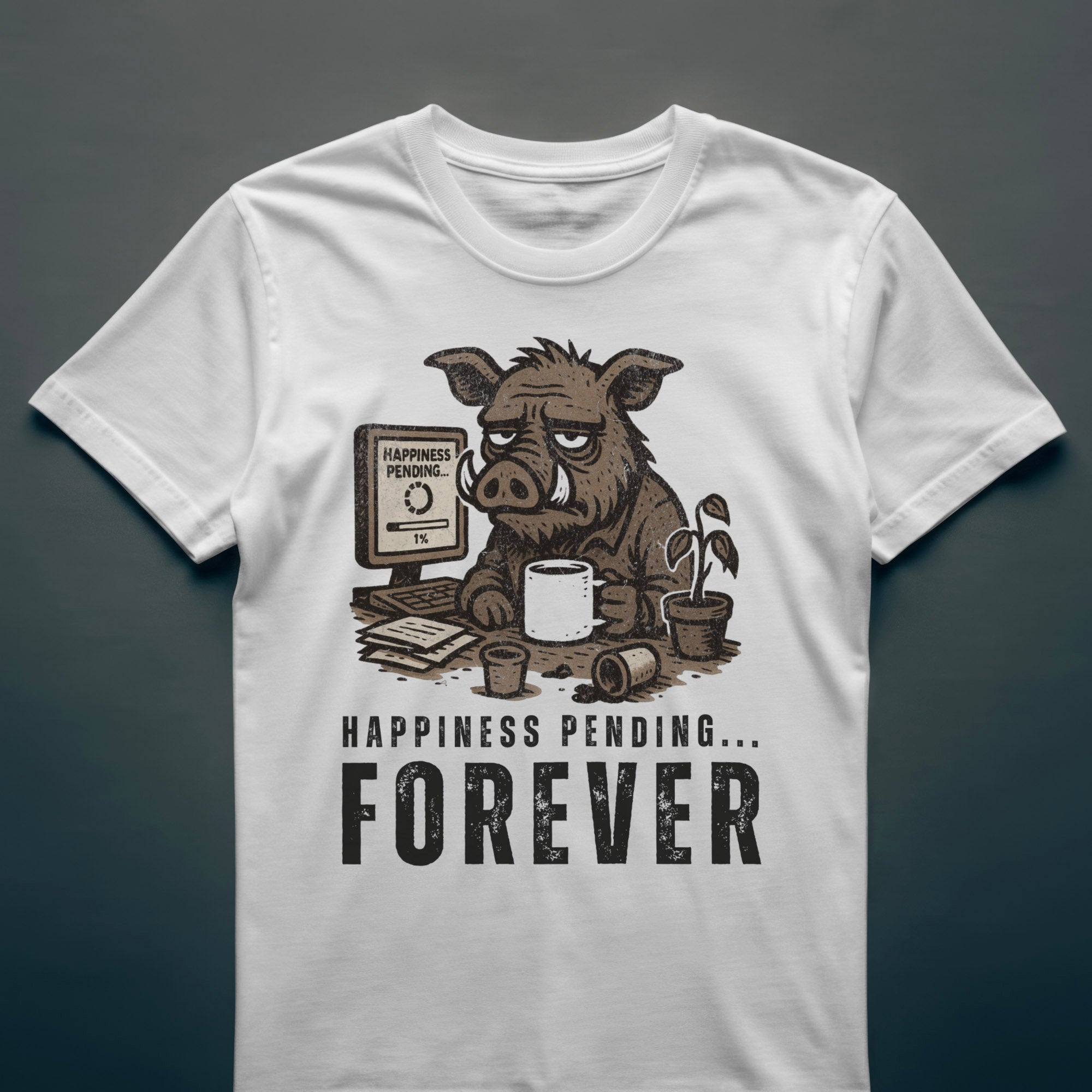 Dull Hog - HAPPINESS PENDING - T-shirt
